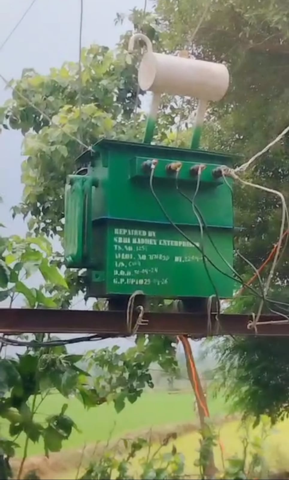 Big negligence of electricity department