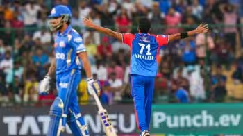 Mumbai Indians' sixth defeat in the tournament