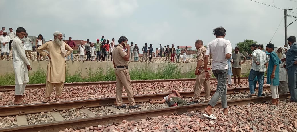 An unknown youth died after being hit by a train