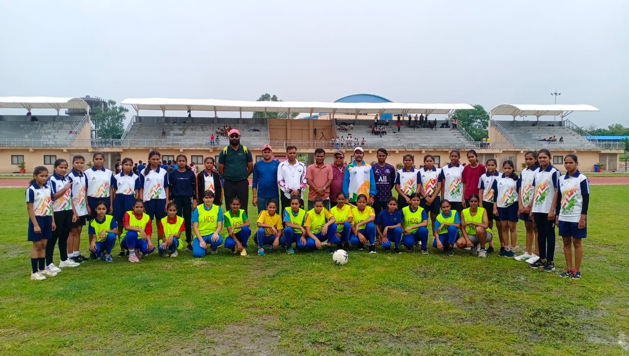 First Girls Inter School Football Competition organized in District Sports Complex
