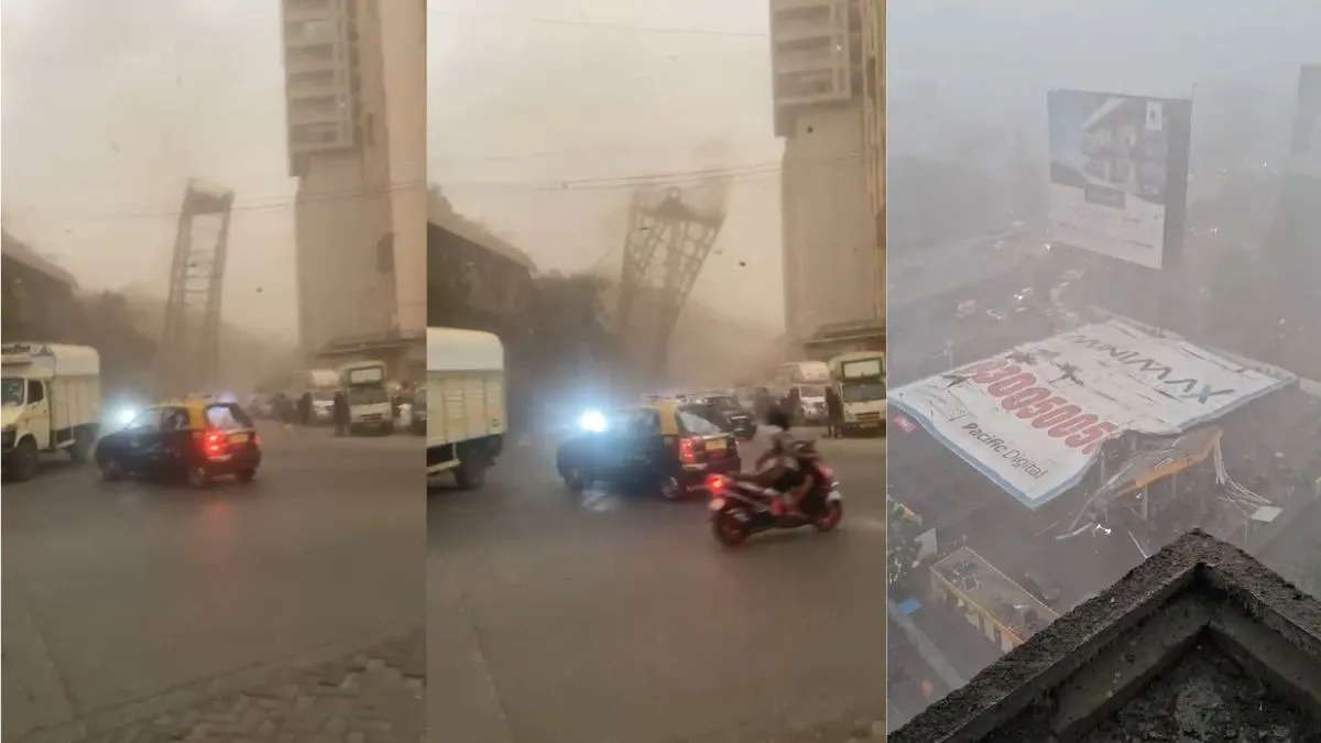 Storm caused devastation in Mumbai