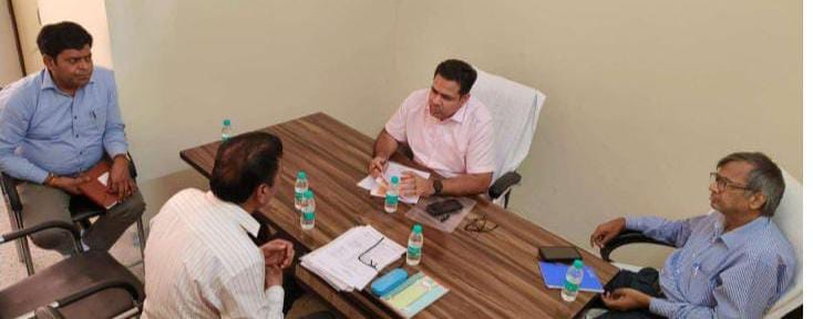 Divisional Commissioner Saharanpur Dr. Hrishikesh Bhaskar Yashod inspected the Sports College