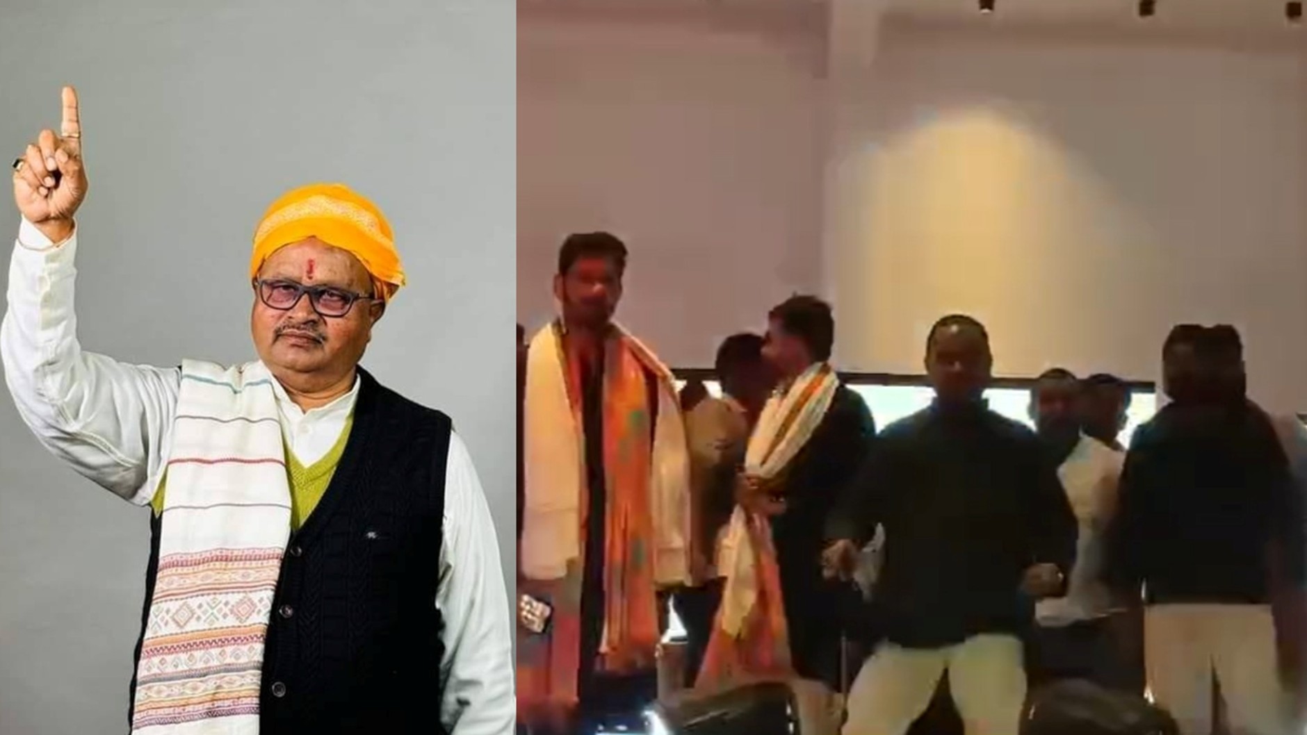 JDU MLA Gopal Mandal Lifts His Kurta and Dances to "Dhinka-C...