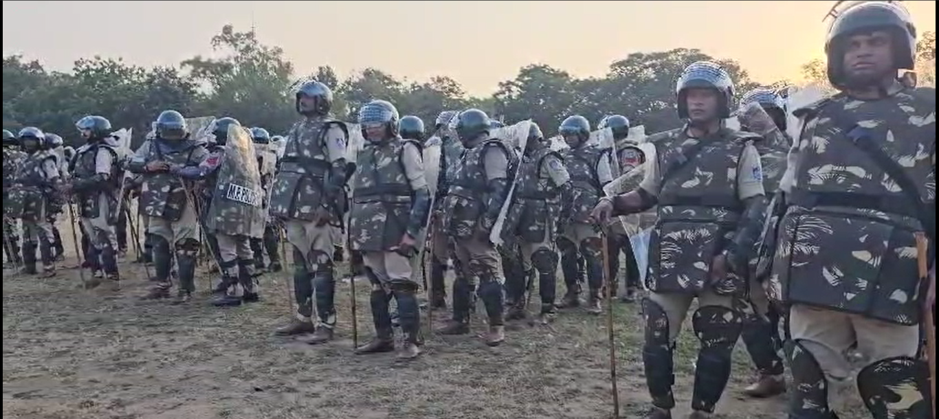 Lava drill training was organized in Shahdol for a fear-free environment in the upcoming assembly elections