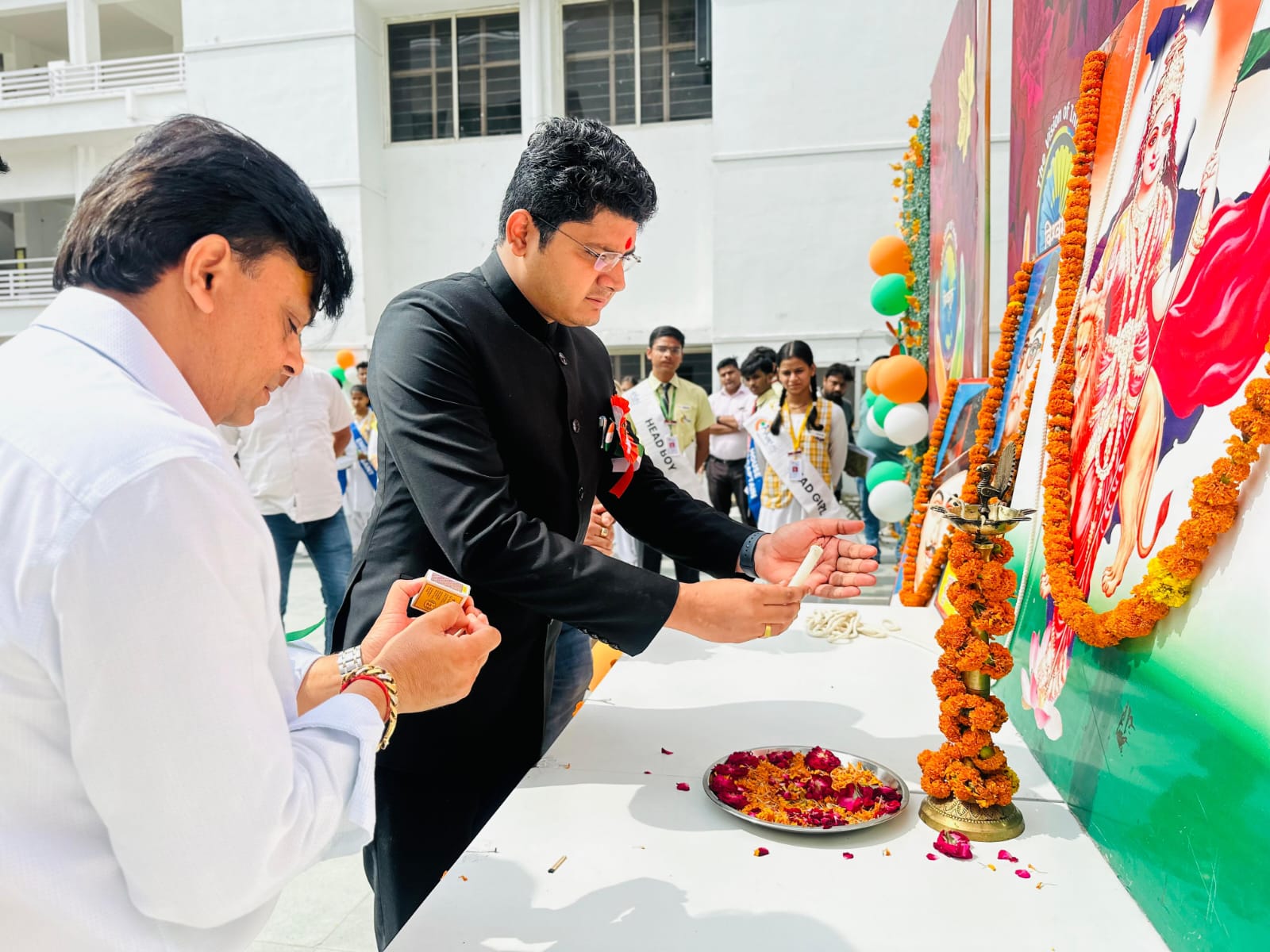 The 78th Independence Day of the country was celebrated with great enthusiasm and joy in the premises of Maples Academy