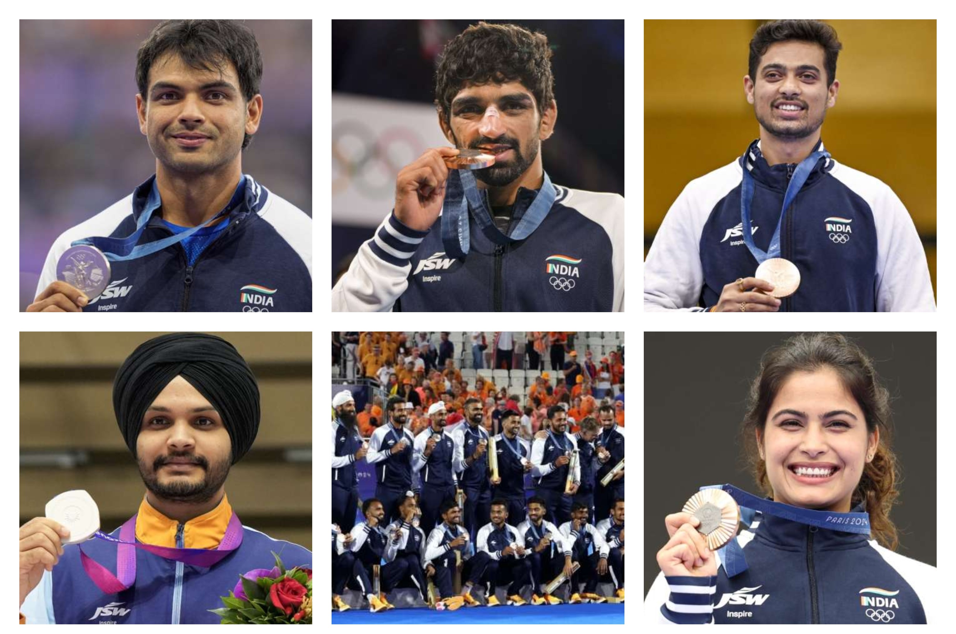 So far India has 6 medals in Paris Olympics