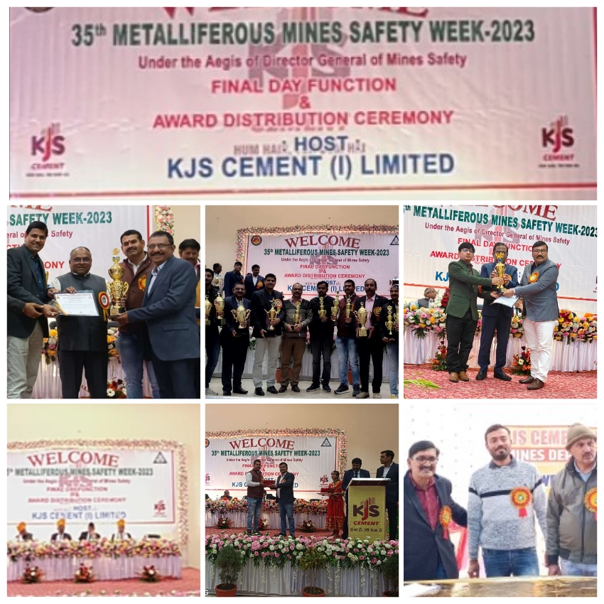 KJS Cement Plant concludes 35th Mine Safety Week 2023