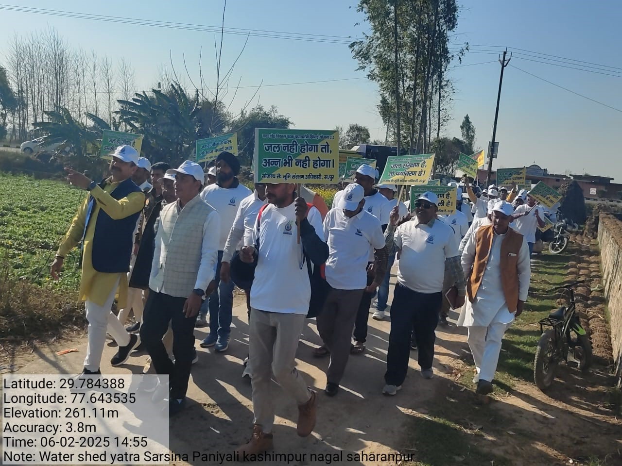 Water rally led by MLA Devendra Nim