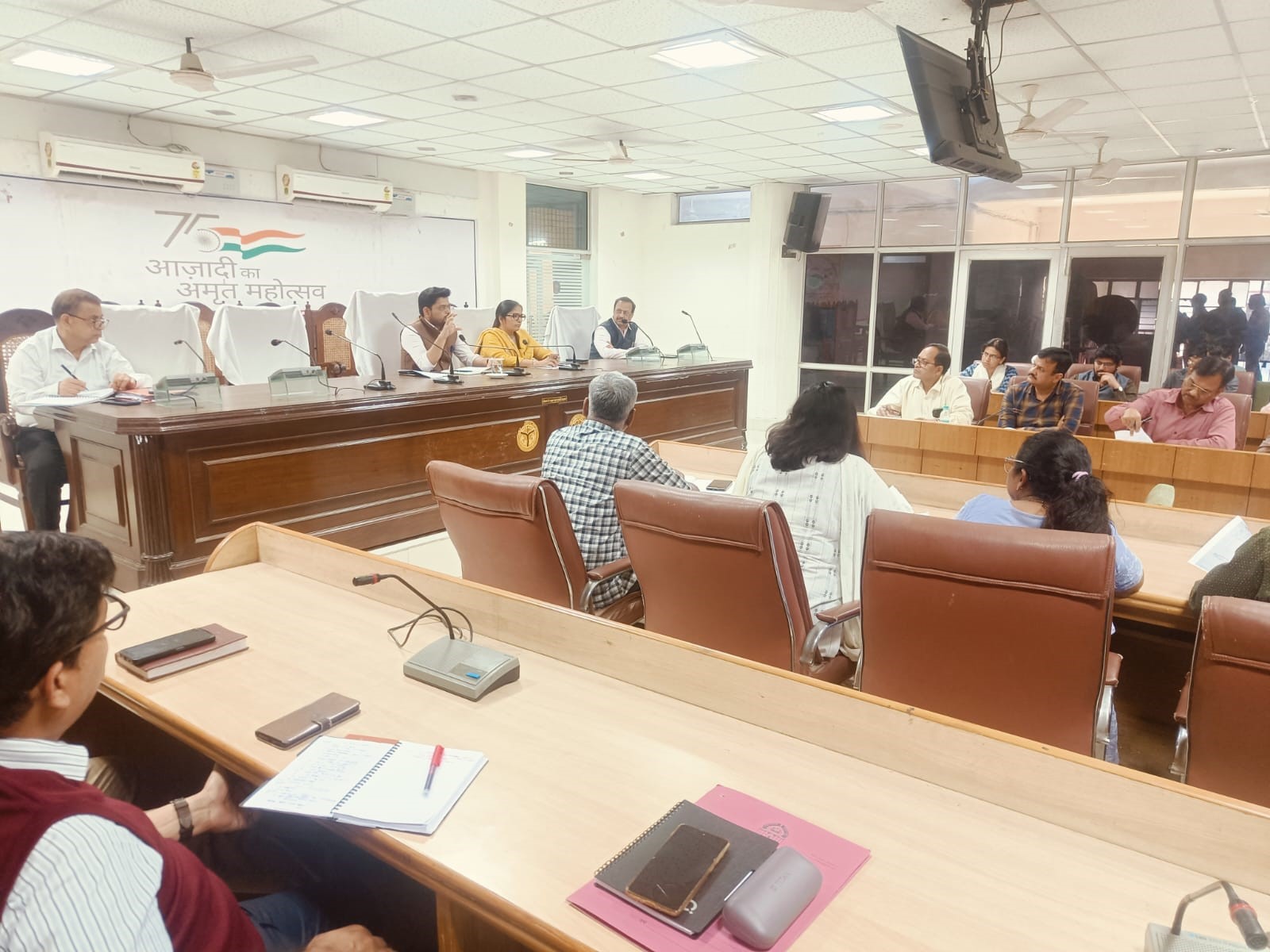 Meeting held regarding preparations for exhibition under the chairmanship of CDO