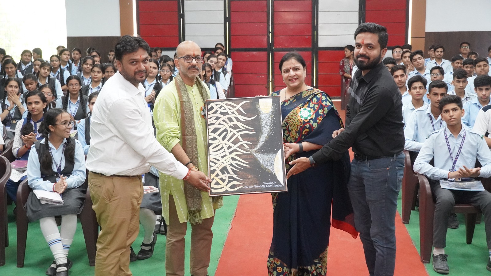 Nationally renowned writer Shantanu organised an inspirational session at The Doon Valley Public School, Deoband