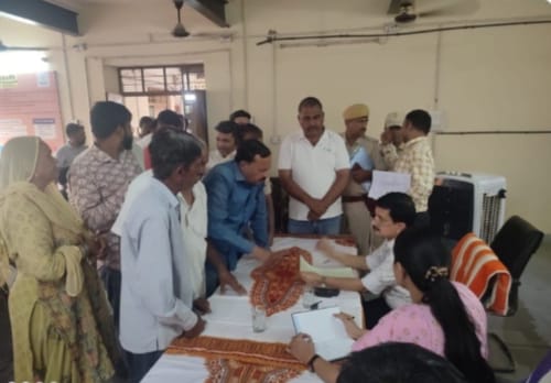 नागौर जिला कलेक्टर पहुंचे मेड़ता रोड