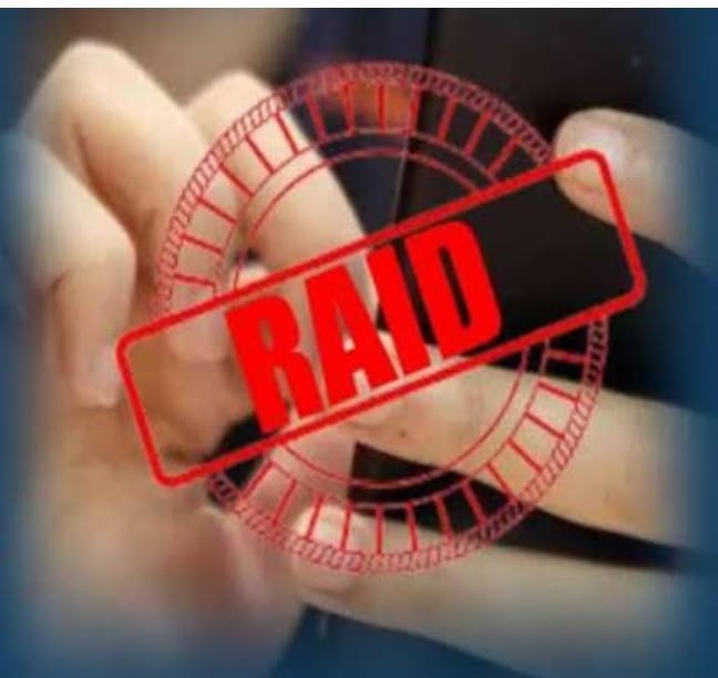 A raid was conducted at a paan masala and bidi businessman's place in Saharanpur
