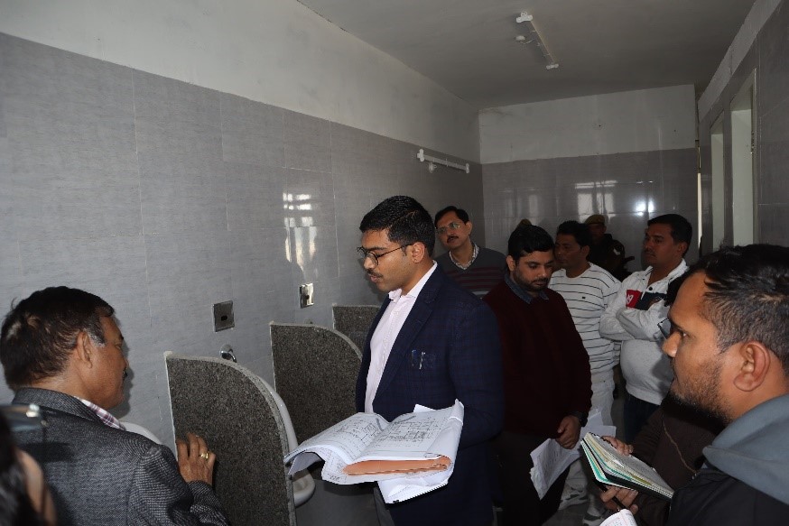 District Magistrate did a surprise inspection of Sports College