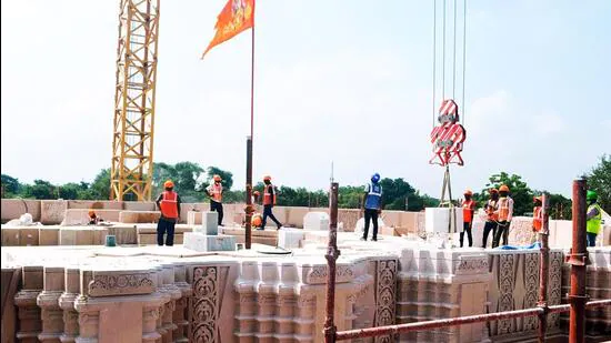 The door of the sanctum sanctorum of the Ram temple will be studded with gold