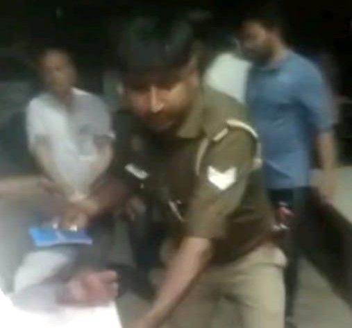 PRV to the injured youth lying on the roadside