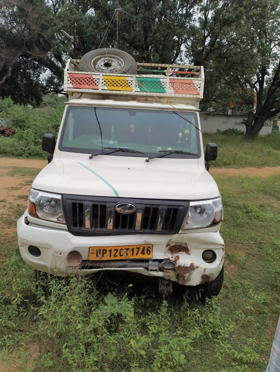 Kotma police seized a pickup vehicle loaded with cattle