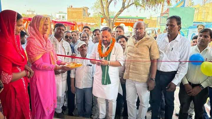 1The newly constructed Anganwadi Centre was inaugurated by Cabinet Minister Anil Kumar