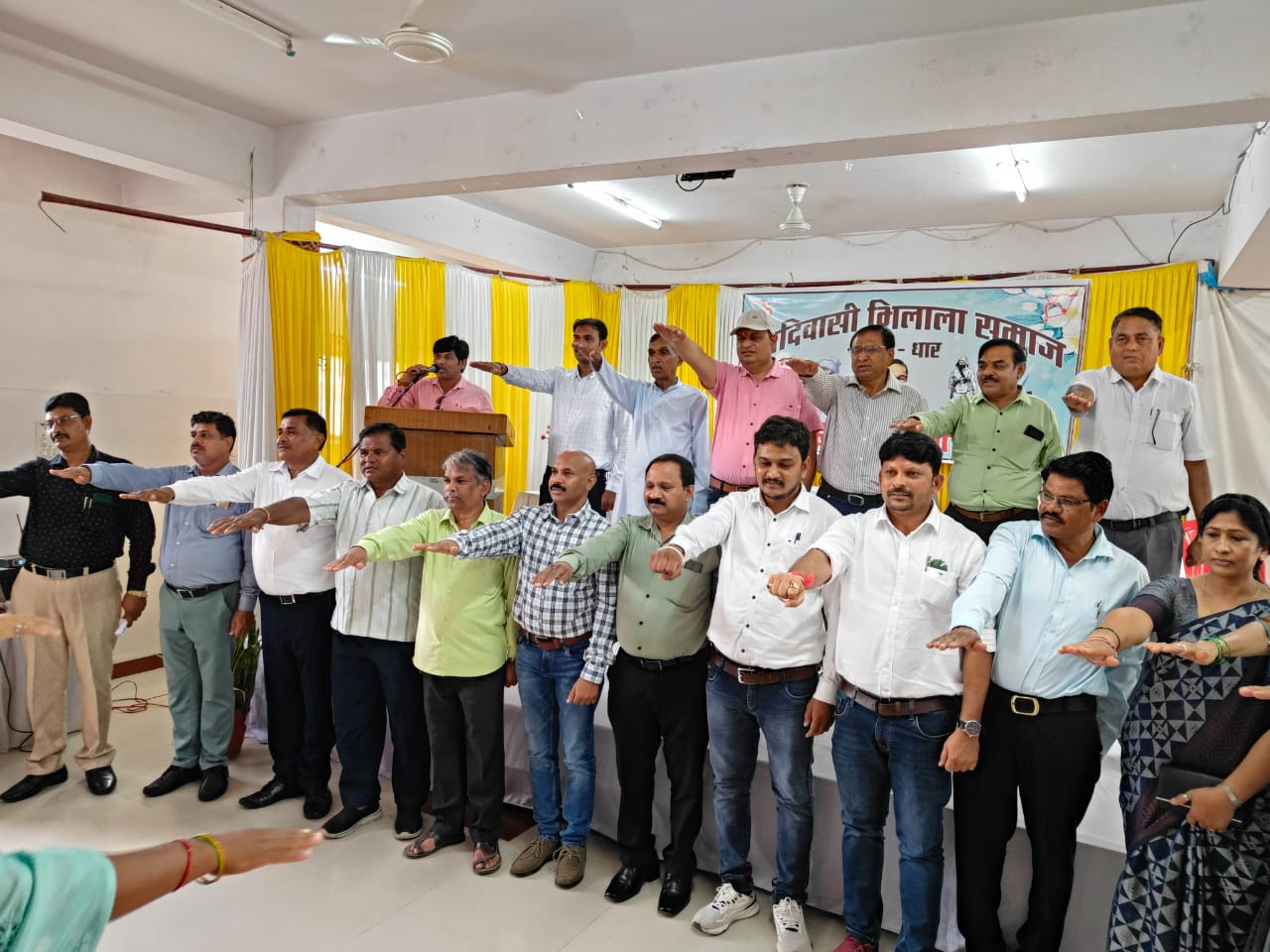Dr. Muvel became the district president of Bhilala tribal society