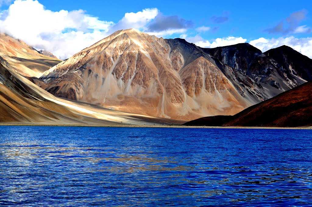 The water level of the river rose during the tank exercise in Ladakh
