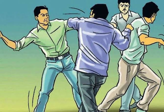 Fight between two parties