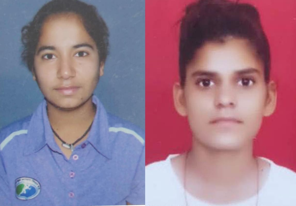 Ayushi Patel and Vaishali Rathore selected for West Zone Hockey Competition