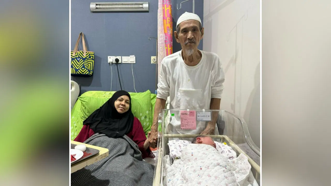 Elderly man becomes father at the age of 80