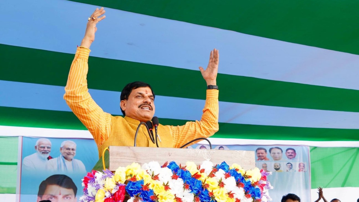 CM Mohan Yadav roars in Lalu's home turf,