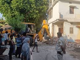 Big action on illegal construction in Vaishali