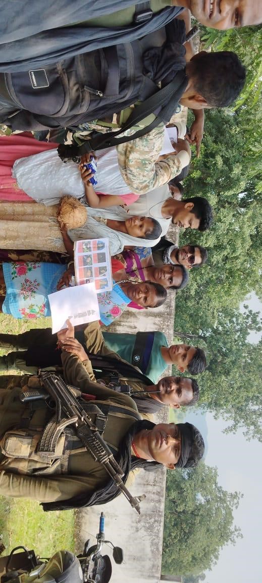 "Naxal Fear Free" awareness campaign is being run for development and peace in the rural areas of Bastar