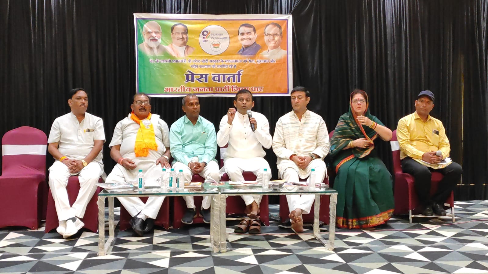 Modi government's achievements counted in the press conference