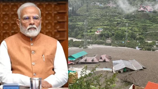 PM expressed grief over the devastation in Uttarkashi