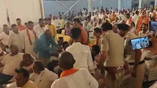 Huge ruckus in JP Nadda's program