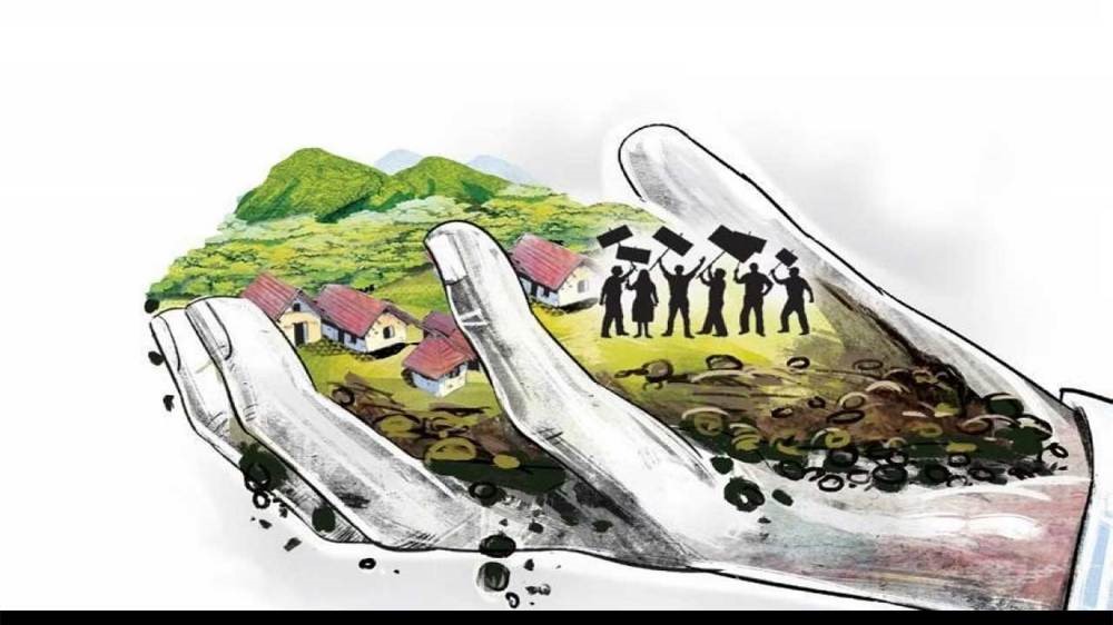 Land mafia: Nidhi and Subhash built illegal colony on 40 acres