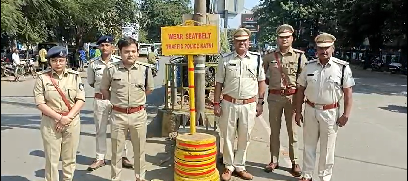 Installation of safety barriers on roads started in Katni, MP