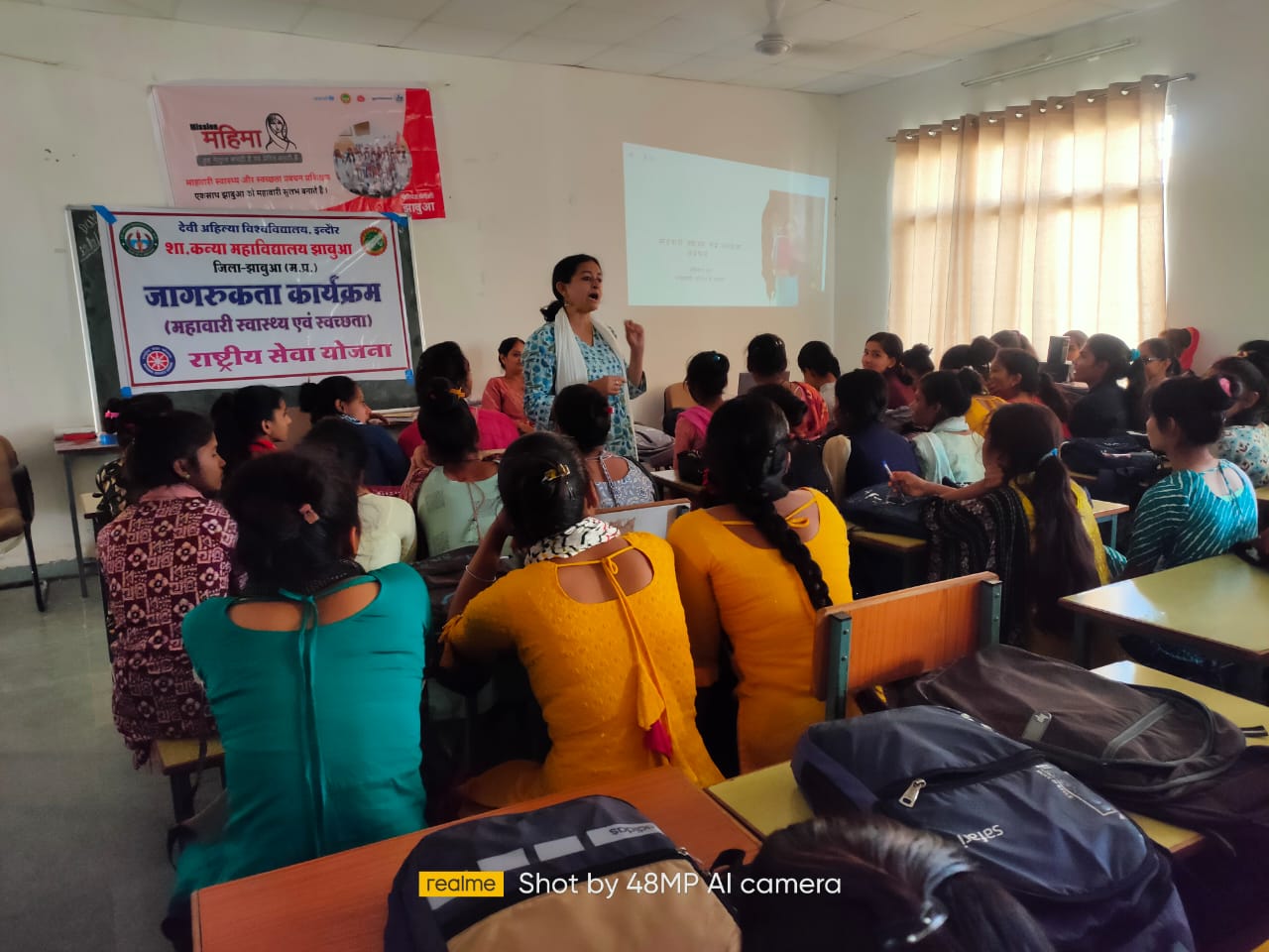 Menstrual health and hygiene management workshop organized in Jhabua