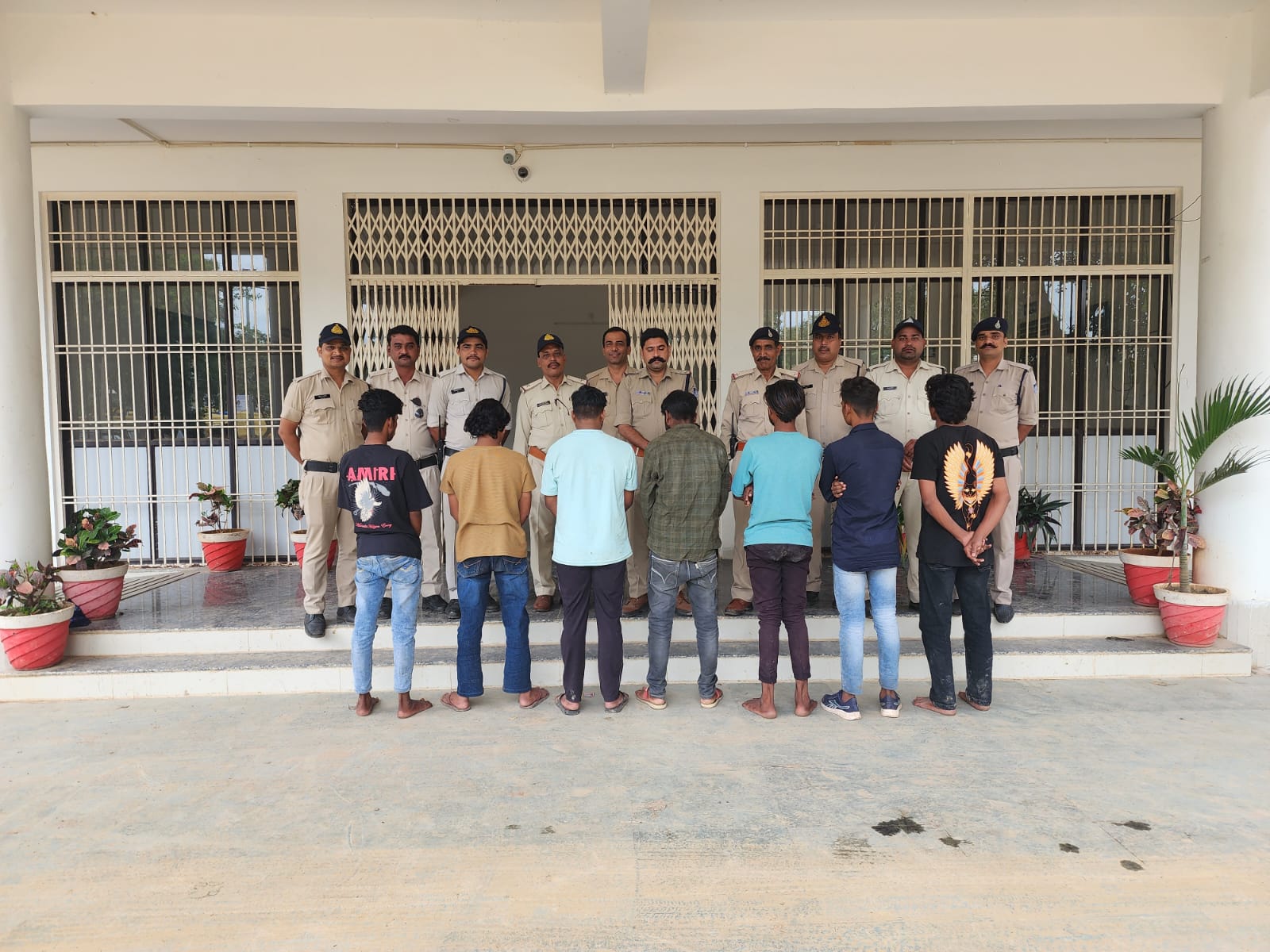 Kotwali police remained alert during Ganesh immersion procession