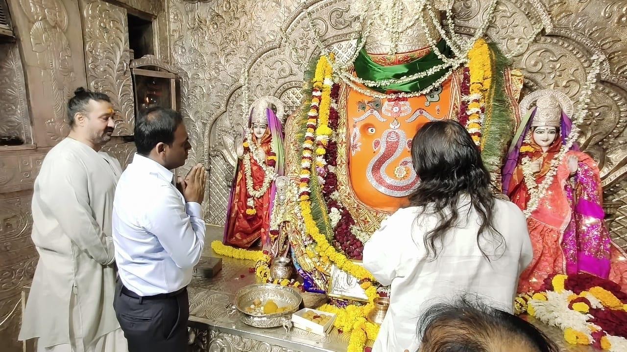 Ilaiya Raja T reached Khajrana to seek the blessings of Lord Ganesha