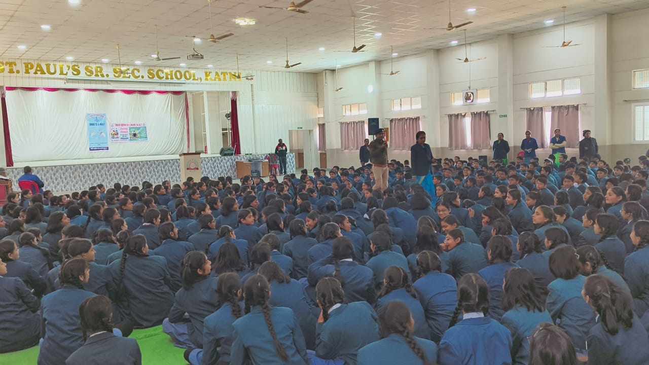 Kotwali police conducted special awareness campaign in St. Paul School