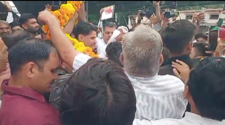Former Chief Minister Sachin Pilot welcomed at Merta Road