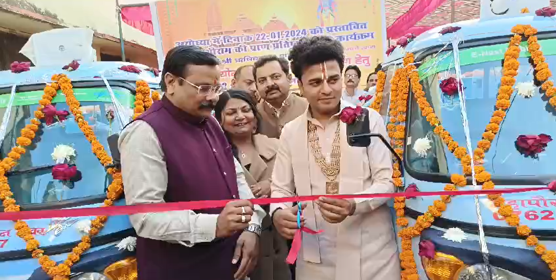 Katni Municipal Corporation started immersion puja material collection vehicle