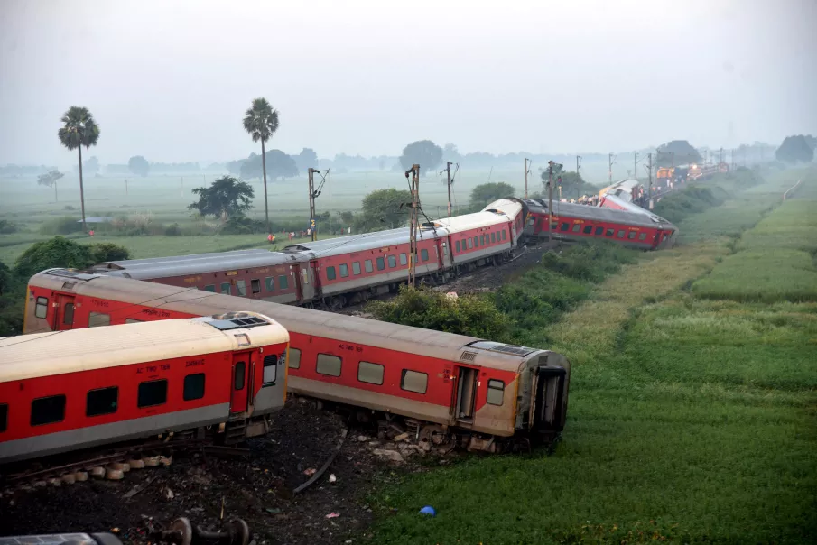 Major accident happened with North East Express