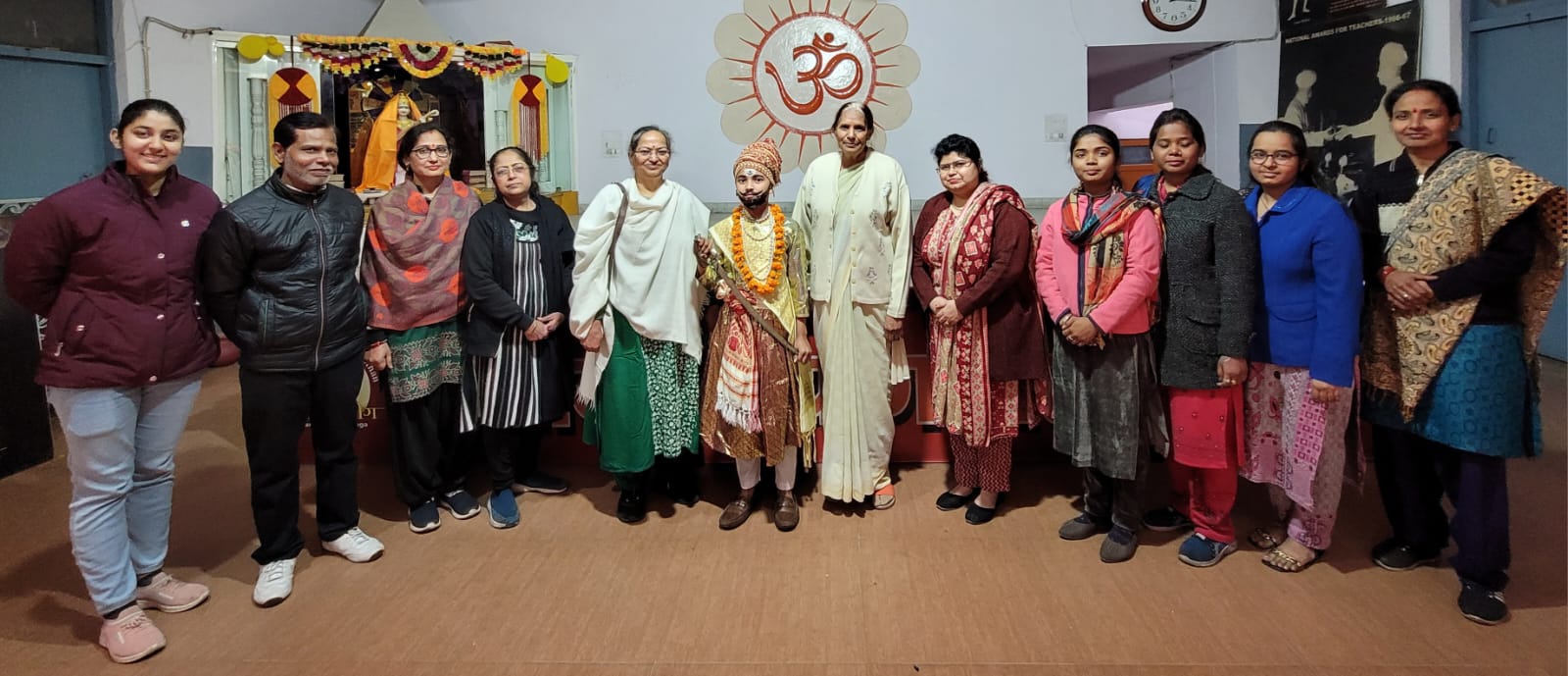 On the birth anniversary of Chhatrapati Shivaji, the auditorium echoed with 'Shivaji ki Jai'