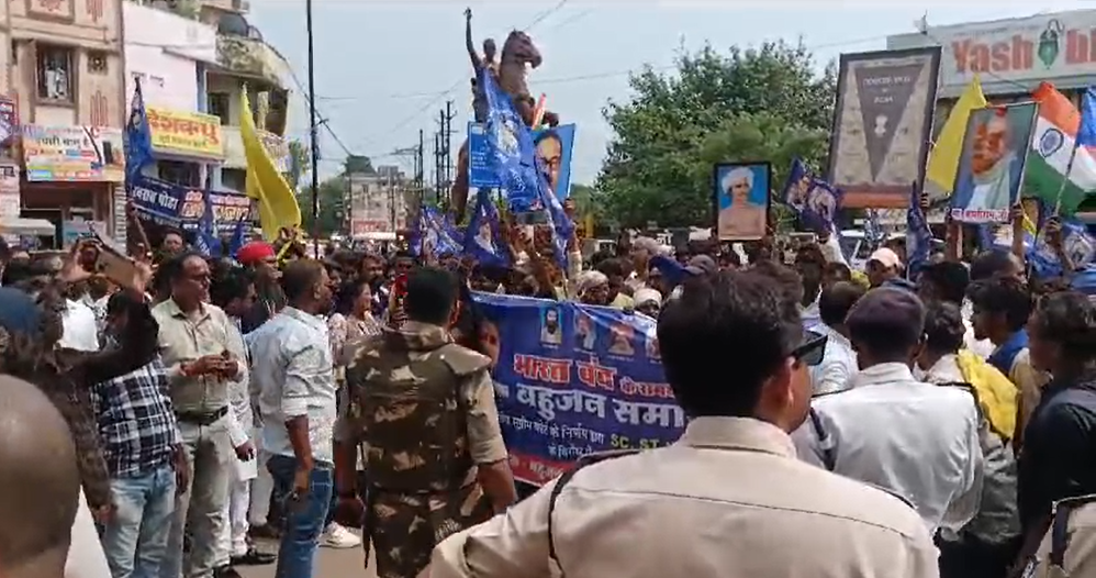 Mixed effect of Bharat Bandh seen in Katni