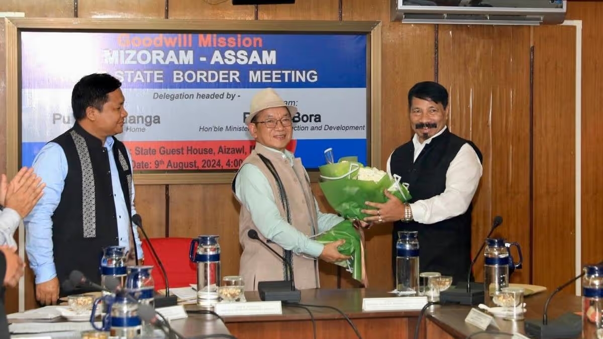 Mizoram-Assam ministers held talks